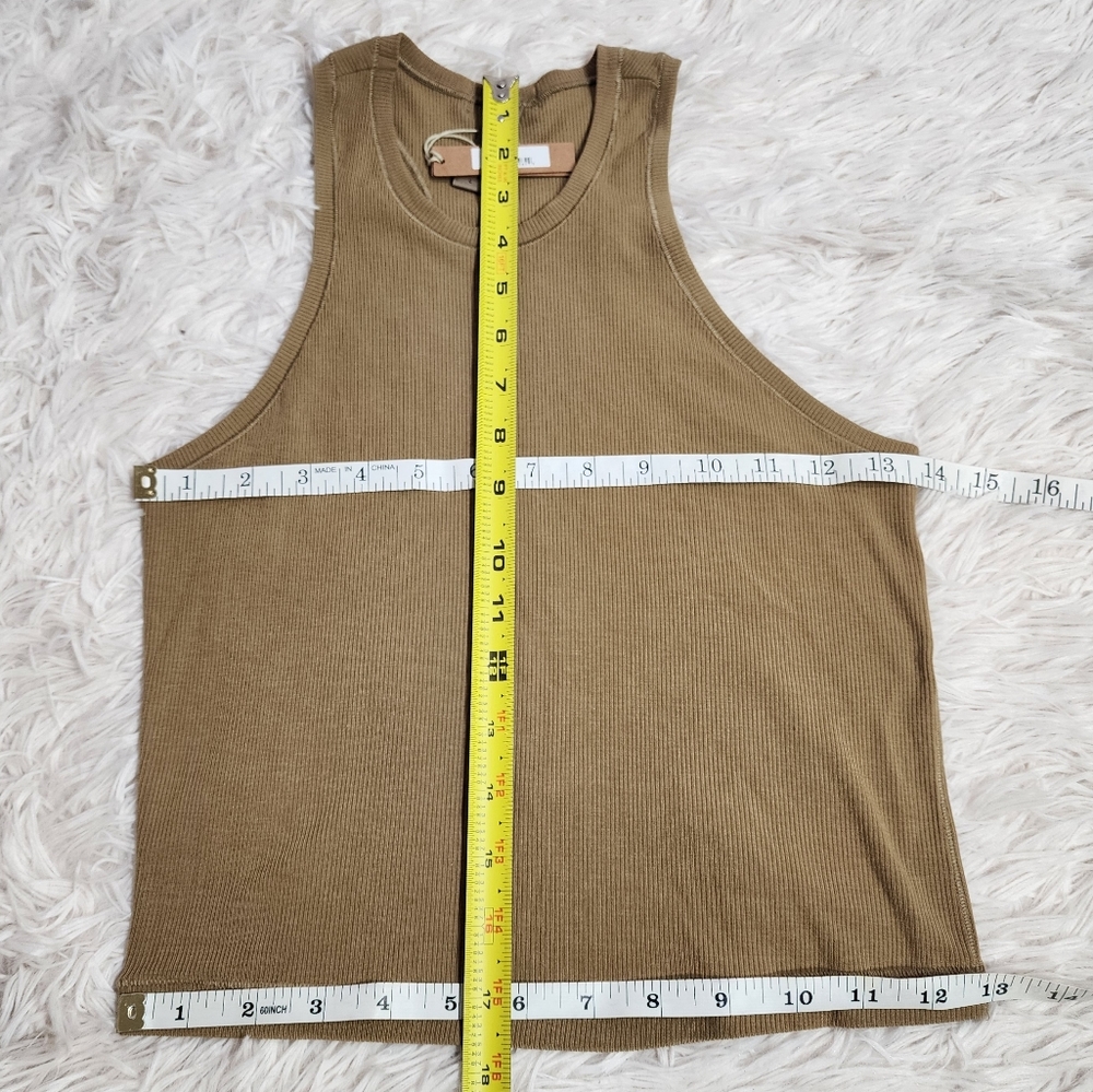 SKIMS LOUNGE RIB SCUBA TANK IN GOLD/LARGE/ NWT - Picture 4 of 8